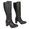 thumbnail image 3 of Bota Larga Para Mujer CASTALIA 002-41 Negro Detalle dorado, 3 of 3