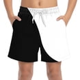 thumbnail image 2 of ATOGUTA Boys Swimming Shorts Quick Dry Boys Swim Trunks Bathing Suit Kids Swimwear with Pockets Size 4T-15, Black, 2 of 6