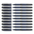 thumbnail image 2 of One Business Rollerball Pen, Stick, Fine 0.6 mm, Black Ink, Dark Blue/Black Barrel, 10/Box | Bundle of 2 Boxes, 2 of 9