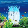 thumbnail image 5 of NFTIGB Simulation Artificial Silicone Sea Anemone Coral Ornament for Aquarium Fish Tank Decor, Glow in the Dark Aquatic Landscape Enhancer, Safe and Non-Toxic Submersible Decoration, Blue color, 5 of 9