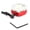 Red, variant on Riousery Water Cooling Pump Acrylic Aluminum Computer Accessory Heat Sink Mute for PWM Speed Control Red Variant Dual-Unit 10 inches / 25.4 cm Premium Durable