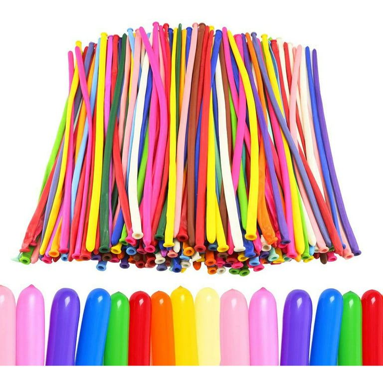 Long Balloons for Balloon Animals Twisting Balloons - 200pcs Balloon Animal Kit for Birthday Party Decorations