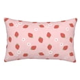 thumbnail image 1 of Fotbe Hand Drawn Strawberry Funda de Almohada Decorativa Estilo Occidental, Lujo en Algodón, Fundas para Almohadas King, Cojín Estampado para Decoración del Hogar-16"x24", 1 of 6