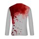 thumbnail image 4 of Blusas y camisas de manga larga y cuello redondo para hombre, camisetas casuales con estampado de moda y cuello redondo, blusas de licra de manga corta para hombre., 4 of 4