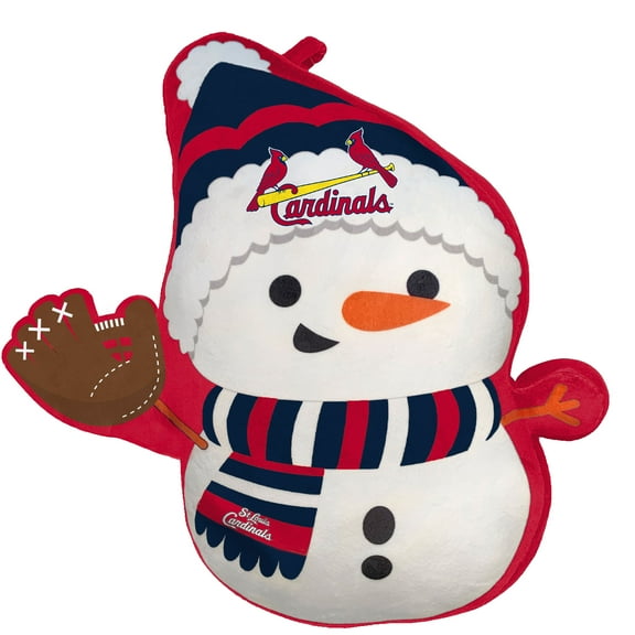 St. Louis Cardinals Holiday Snowman Plushlete Pillow