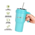 thumbnail image 2 of Termo de Acero Inoxidable Hikeo Doble Pared Vaso Térmico 2 Piezas 1.2 Litros, 2 of 9