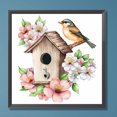 thumbnail image 1 of Cuadros Decorativos 5D bricolaje taladro redondo completo diamante pintura pájaro Kit decoración del hogar arte artesanía(3) Wdftyju embutido en tela, 1 of 9