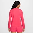 thumbnail image 2 of Women's Nike One Classic Dri-FIT Long Sleeve Top Color: Burgundy Size: X SMALL, 2 of 4