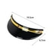 thumbnail image 4 of Visera para casco de motocicleta con 3 broches, ligera y protectora para media cara. Oro negro, 4 of 9