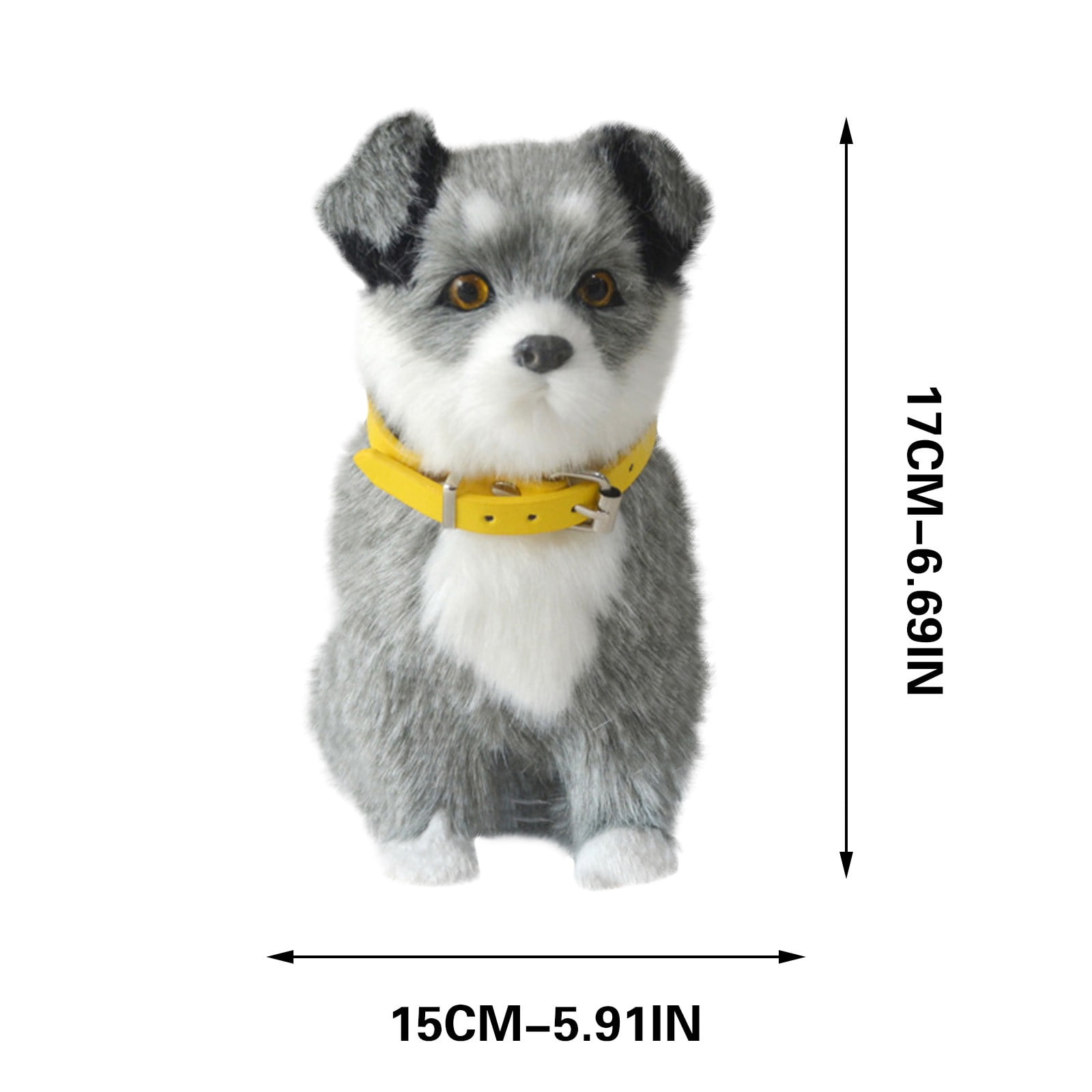 Interactive Simulation Dog-Realistic Puppy Electronic Toy Dog with Barking- Robotic Pet Toy Present Gift for Toddler Girls Boys