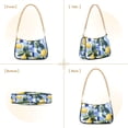 thumbnail image 7 of FORMRS Womens Shoulder Bag with Chain Strap Clutch Purse Cute Tote Handbag, Cartoon Lemon Leaves, 7 of 7