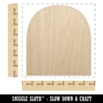 thumbnail image 2 of Hello Friend Fun Rainbow Wood Shape Unfinished Piece Cutout Craft DIY Projects - 6.25 Inch Size - 1/4 Inch Thick, 2 of 7