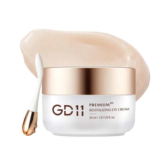 Crema para ojos GD11 Premium RX 30 ml con masajeador metálico