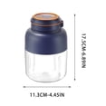 thumbnail image 2 of Portable Blender Juicer Cup with Ice Crushing Function, 1300ml Rechargeable Blender with 2 Lids for Shakes, Smoothies & Travel, 2 of 7