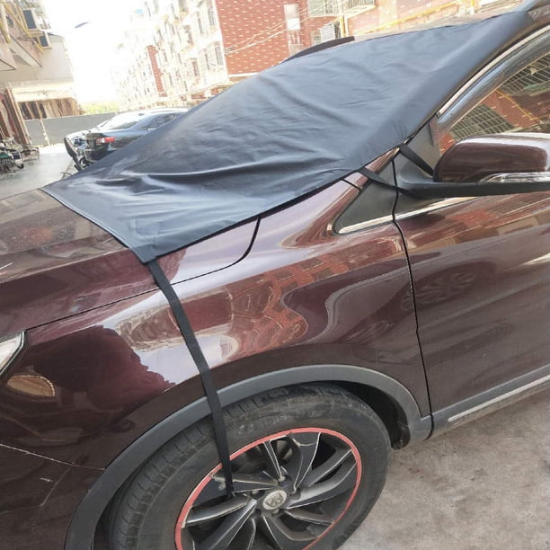 Parasol con imán para coche, protector solar para parabrisas de vehículo, cubierta para nieve de fábrica, tela recubierta de plata a prueba de heladas, protección de privacidad, protección solar y