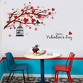 Giyblacko Valentine's Day Stickers Sticker Valentine's Bedroom Day Room Living Wall Lovebirds