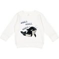thumbnail image 2 of Inktastic Whale, Whale, Whale Cute Orca Pun Toddler Sweatshirt, 2 of 4