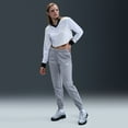 thumbnail image 4 of Nike Sportswear Club Fleece Women's Mid-Rise Joggers Color: Sanddrift/White Size: 2XL, 4 of 4