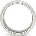 thumbnail image 2 of Sterling Silver Ss 8mm Bevel Edge Size 13.5 Band Made In United States qbec080-13.5, 2 of 5