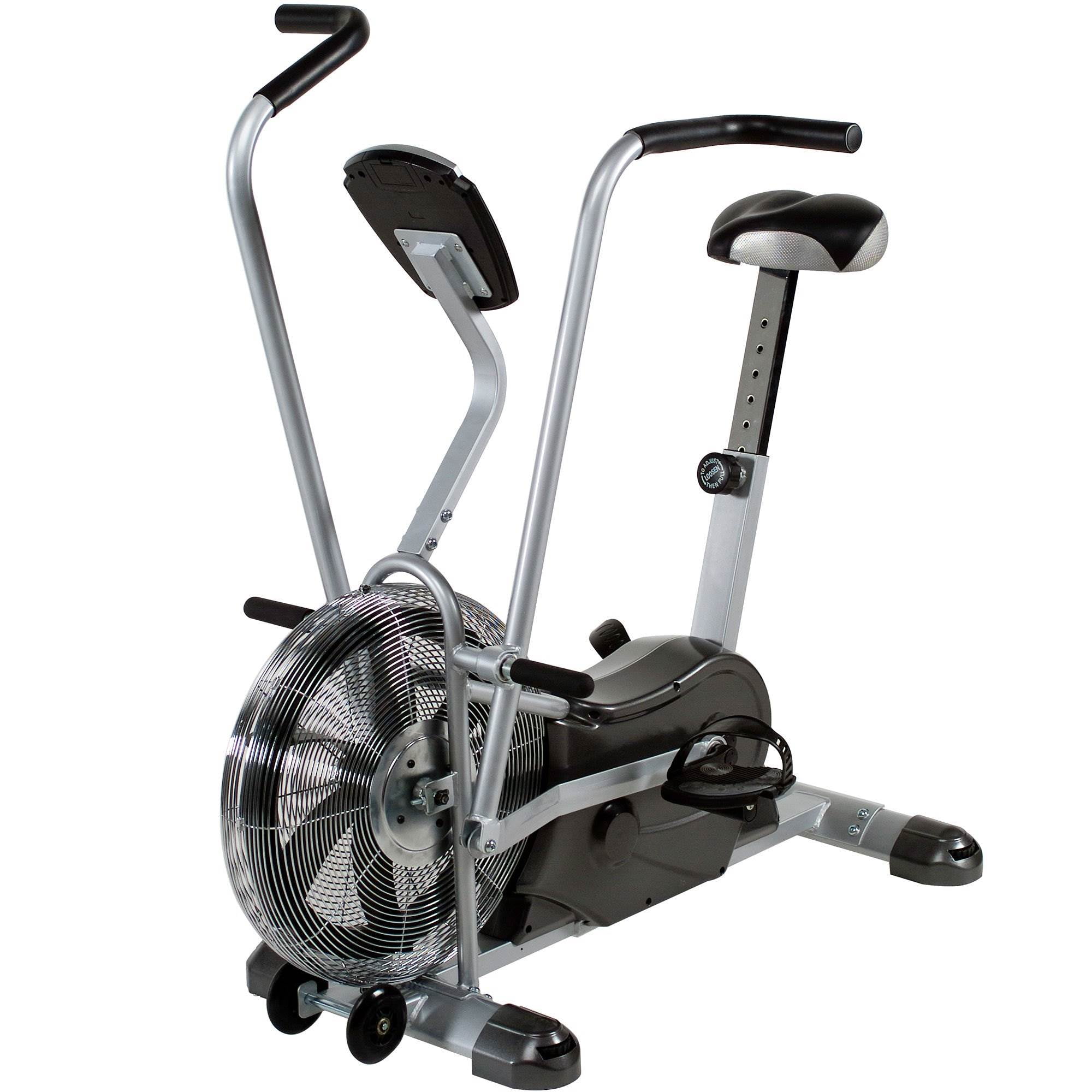 Sunny Health Fitness Air Bike Exercise Machine Indoor Home Trainer SF B2916 Walmart