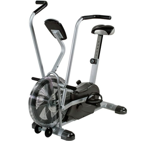 Marcy Air Cardio Fitness Training Equipment Fan Workout Bike with Exercise Arms