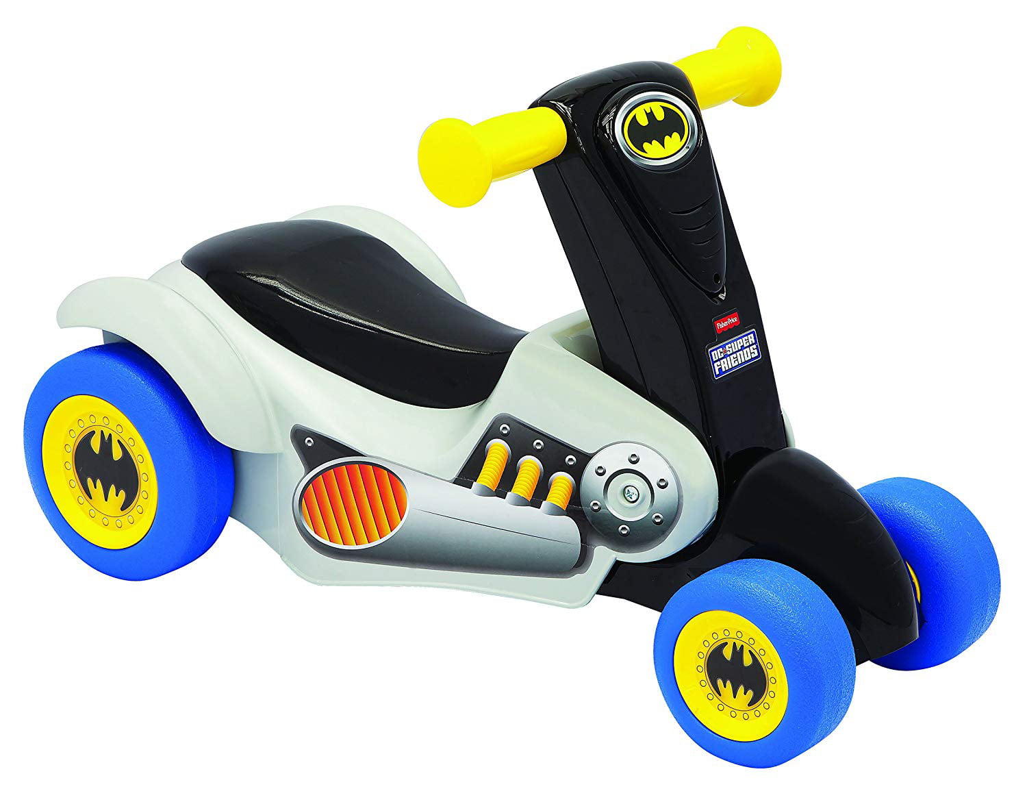 fisher price dc super friends ride on