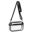 thumbnail image 1 of Bolso bandolera transparente Bolso de joyería Bolso de mano transparente simple visible Bolso de hombro Negro Jinwen Bolso bandolera transparente, 1 of 8