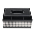 thumbnail image 4 of PU Caja De Pañuelos de material cuero Cubierta De Del Coche Servilleta Organizador De Almacenamiento Titular Cola Bandeja de soporte de caja de tejido de PU, 4 of 8