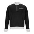 thumbnail image 3 of Men's Waffle Shirt Long Sleeve Quarter Zip Pullover Solid Color Vintage Casual Long Sleeve Sweatshirt Zipper Pocket Outdoor, 3 of 6