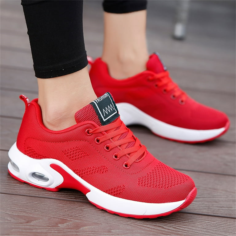YYTLCH Women's Air Cushion Sneaker Casual Running Shoes Fitness Breathable  Sports Shoes