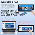 thumbnail image 2 of Monitor táctil Prechen de 10,3" IPS 1920x720 HDMI USB-C, 2 of 9
