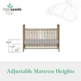 Little Seeds Monarch Hill Ivy Gold Metal Baby Crib