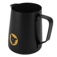 thumbnail image 2 of 600ml Coffee Cup Mug Multi Purpose 304 Stainless Steel Milk Frothing Pitcher Black, 2 of 6