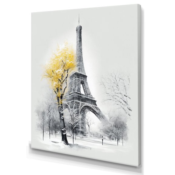 Designart Fall Scenery In The City II Canvas Wall Art