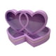 thumbnail image 2 of 2 cajas de regalo con forma de corazón para San Valentín, joyero para boda o día de San Valentín. Púrpura, 2 of 9