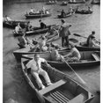 thumbnail image 2 of Central Park 1942. Nrowboats On The Lake In Central Park New York City. Photograph By Marjorie Collins 1942. Print by, 2 of 4