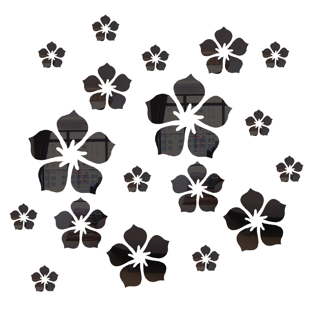 Flower wall stickers living room TV background decoration stickers