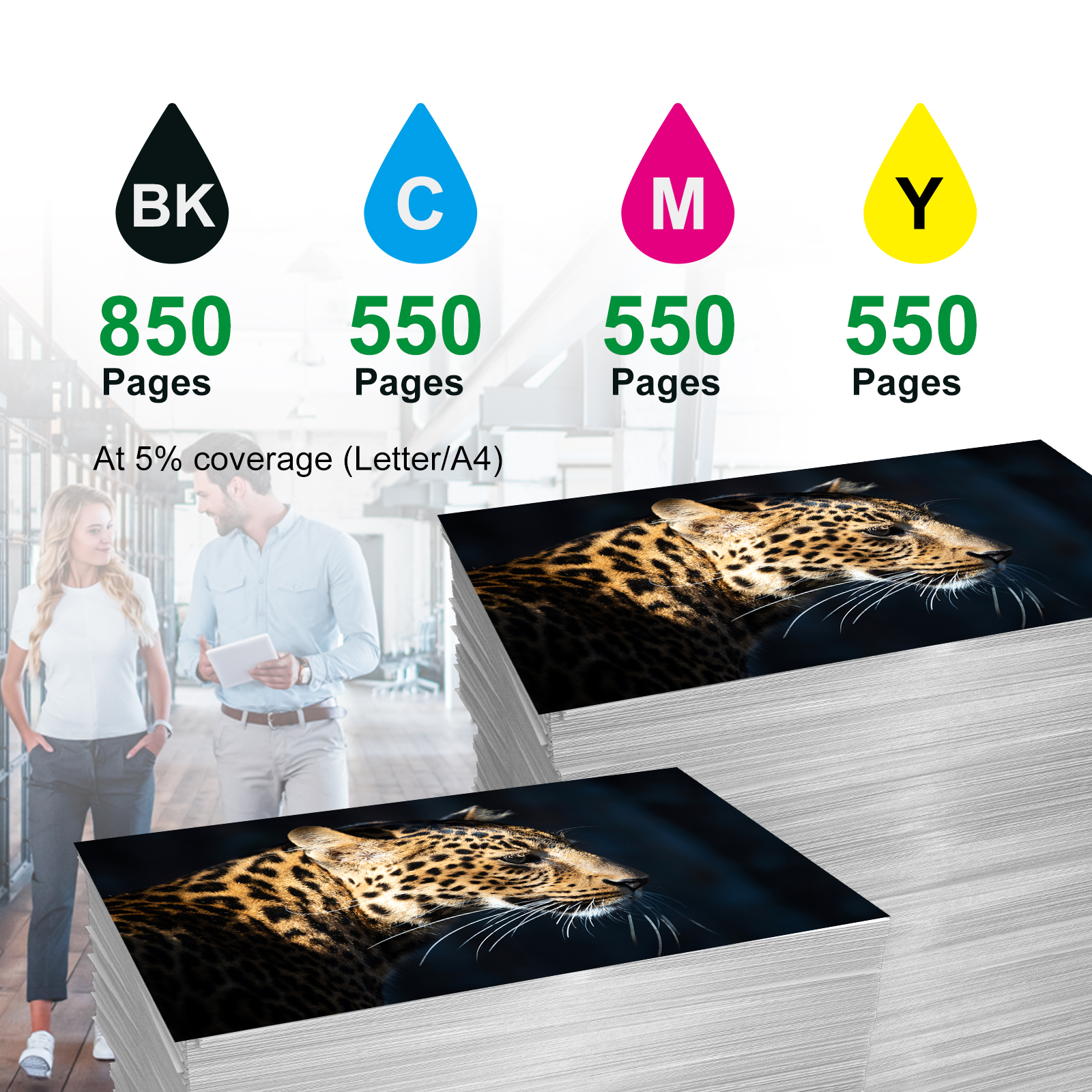 67XL Ink Cartridge Compatible for 67 Ink Cartridge for Ink 67 for DeskJet 2700 2700e 2722 2752e 2755 2755e Envy 6000 6055e Printer Ink for 67 Ink (Black,Tri-color)