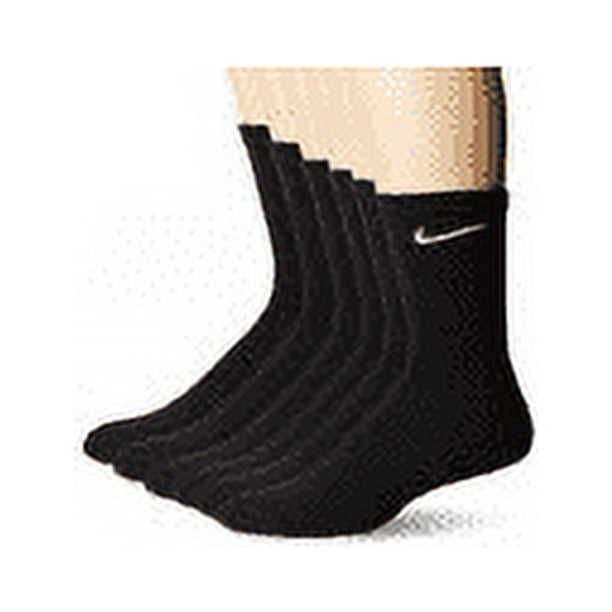 Nike Mens Nike Dri Fit Quarter Socks Black Nike Cushioned Running