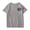 Light Gray, variant on Grblisyd Girls 4th of July 250 Years America Shirt American Flag Crew Neck Tee Independence Day Short Sleeve Shirt for Kids 1-13 Years