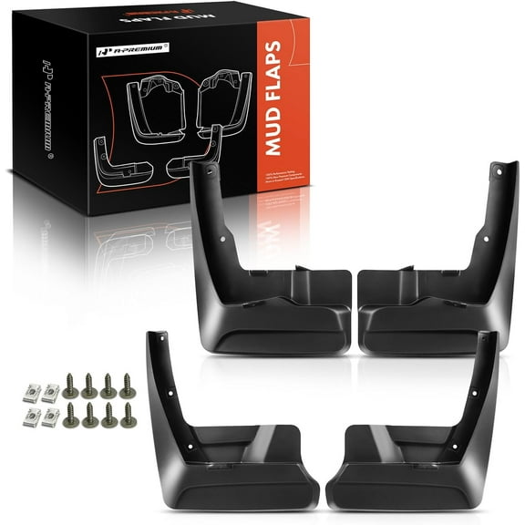 A-Premium Splash Guards Mud Flaps Mudguards Fender Compatible with Toyota Sienna 2011-2017 Front and Rear 4-PC Set