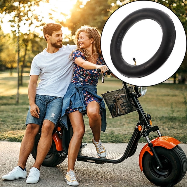BESTYASH 2Ud Tubo Para Neumático De Motocicleta Off Road Negro Con Ajuste Y Fácil Instalación