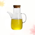 thumbnail image 3 of Aceitera de vidrio de borosilicato de 500 ml, hermética, con escala, apta para aceite, vinagre líquido y otros líquidos., 3 of 7