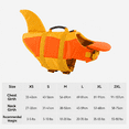 thumbnail image 4 of Dog Life Jacket with Chin Float for Small Medium Large Dogs, Adjustable Swim Vest with Rescue Handle, High Buoyancy, Yellow, Large, 4 of 8