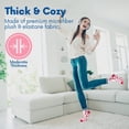 thumbnail image 5 of Debra Weitzner Warm Fuzzy Socks for Women Cozy Christmas Grippy Socks, 5 Pairs, 5 of 7