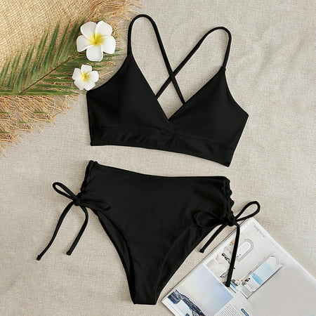 Popular Picks  Women s Sexy One-Piece Stripe Print Swimwear  Swimsuit Bikini Swimming Beachwear  Trendy Design  Comfortable Swimwear for Women  Stylish Summer Beach Look | Sopatenor  Black M