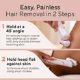 thumbnail image 2 of Finishing Touch Flawless Legs, Electric Razor for Women, Pivoting Head Leg Hair Remover with LED Light for Instant and Painless Leg Hair Removal, 2 of 12