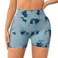 thumbnail image 1 of Gibobby Shorts Gym Mujer Ropa deportiva para mujer, pantalones cortos deportivos para mujer, pantalones cortos deportivos de cintura ancha, pantalones de Yoga para mujer, depo(Azul, M), 1 of 5