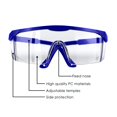 thumbnail image 3 of Gafas de seguridad HANCHS, 5 unidades, ajustables, de visión amplia, azules, 3 of 9