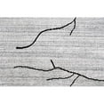 thumbnail image 3 of Taran Designs 6' x 9' Abstract Wool Area Rug in White/Dark Gray, 3 of 4